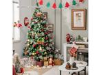 Kunstkerstboom LED Verlichte Dennenboom met Dennenappels, Verzenden, Nieuw