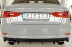 RS3 Look Diffuser Bumper spoiler voor Audi S3 8V / S line, Nieuw, Achter, Bumper, Audi