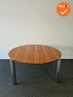 Ahrend 1030 vergadertafel - Rond 160cm - Bruin, Vergader- of Presentatieruimte, Ophalen of Verzenden, Gebruikt, Tafel