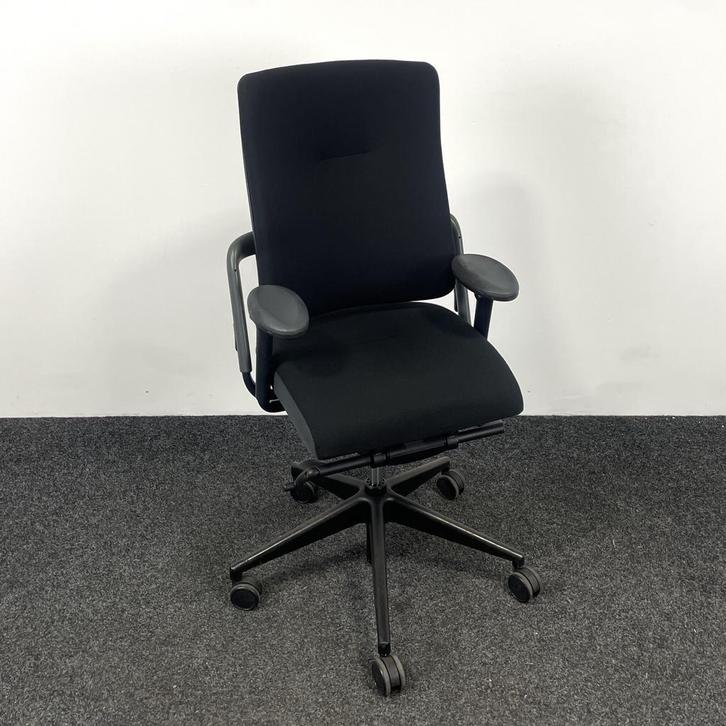 Bureaustoel Grahl Xenium - Zwart, Huis en Inrichting, Bureaustoelen, Bureaustoel, Zwart, Gebruikt, Ergonomisch, Ophalen of Verzenden