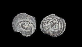 Judaea. Herod Archelaus. Prutah (Prow of Gall 4 BC-6 AD. AE, Postzegels en Munten, Munten | Europa | Niet-Euromunten
