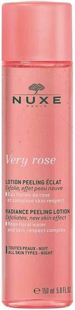 NUXE VERY ROSE RADIANCE PEELING LOTION GEZICHTSREINIGER FL.., Sieraden, Tassen en Uiterlijk, Uiterlijk | Gezichtsverzorging, Verzenden