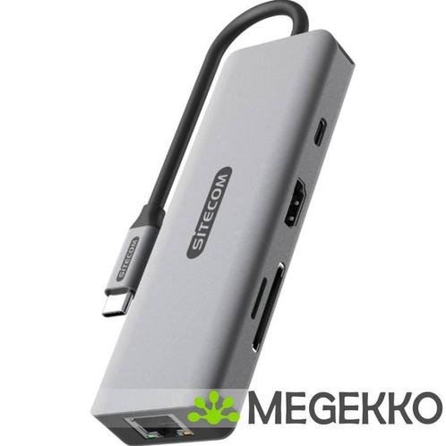 Sitecom 8 in 1 USB-C Power Delivery Multiport Adapter, Computers en Software, Windows Laptops, Nieuw, Verzenden
