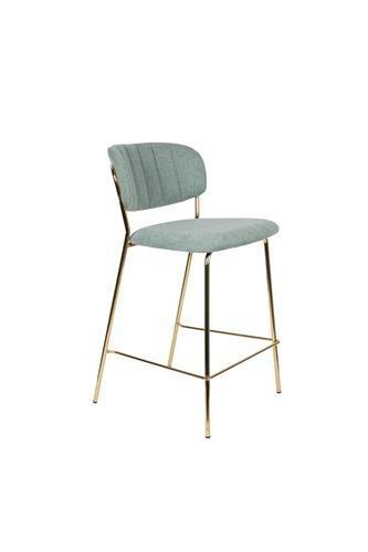 Counter Barkruk 65 cm Mascot Goud/Groen House of Rebels, Huis en Inrichting, Barkrukken, Nieuw, Verzenden