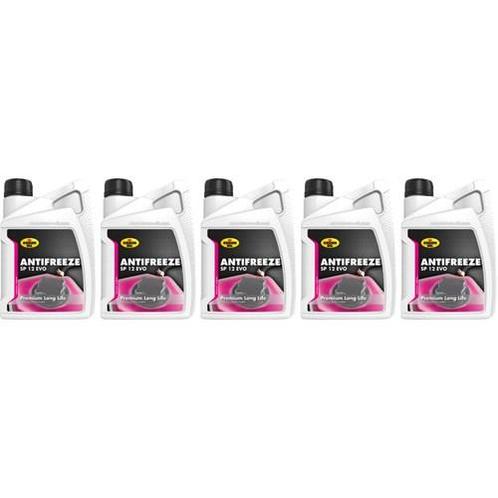 Kroon Oil Aanbieding: 5 X Antifreeze Sp 12 Evo 1L, Auto diversen, Onderhoudsmiddelen, Verzenden