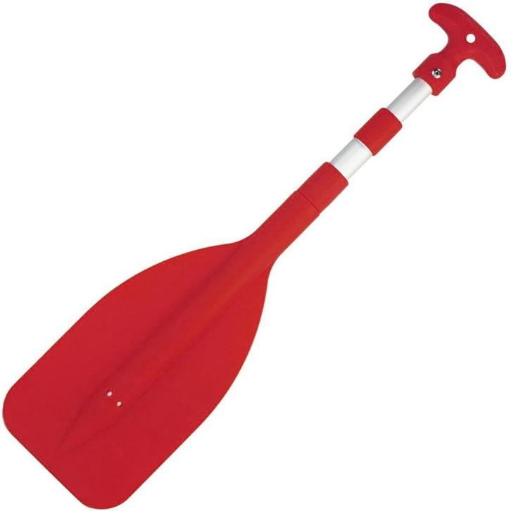 Dubbel Telescopische Peddel 53-107cm Rood, Watersport en Boten, Peddels, Ophalen of Verzenden