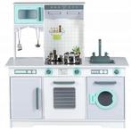 Kinderkeuken XL 96x37x97 cm - grijs met witte speelkeuken, Kinderen en Baby's, Speelgoed | Speelkeukens, Ophalen of Verzenden