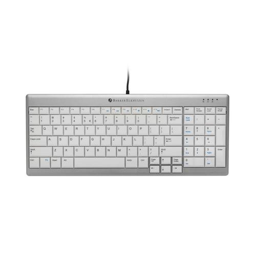 BakkerElkhuizen UltraBoard 960 Standard Compact, Qwerty US, Computers en Software, Toetsenborden, Ergonomisch, Bedraad, Qwerty