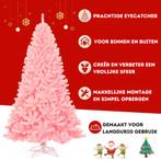 Trendmix Roze Kunstkerstboom Met Standaard 225 cm -, Ophalen of Verzenden, Nieuw