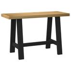 vidaXL Bureau NOAIN A-vormige poten 120x50x75 cm massief, Huis en Inrichting, Verzenden, Nieuw