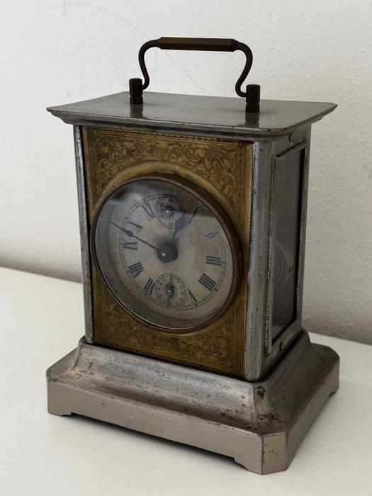 Muzikale mantelklok - Junghans - Metaal, Messing - 1910-1920, Antiek en Kunst, Antiek | Klokken