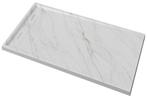 SALE - Skadi 120x90 - Wit marmer - Douchebak -, Doe-het-zelf en Verbouw, Sanitair, Ophalen of Verzenden, Nieuw