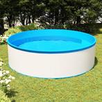 vidaXL Splasher pool 350x90 cm wit, Tuin en Terras, Zwembaden, Verzenden, Nieuw