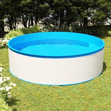 vidaXL Splasher pool 350x90 cm wit beschikbaar voor biedingen