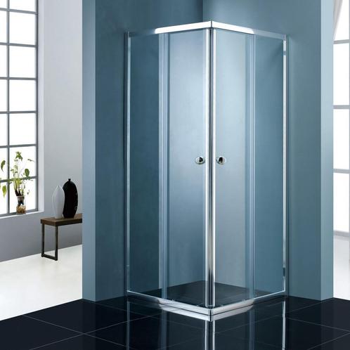 ACTIE BWS Douchecabine | Vierkant 80x80cm | 2 Schuifdeuren |, Doe-het-zelf en Verbouw, Sanitair, Douche, Nieuw, Chroom, Ophalen of Verzenden
