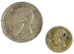 België. Leopold I - Leopold II. 20 centimes - 1 Franc 1853 /