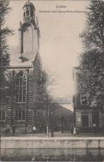 LEIDEN - Academie met Ingang Hortus Botanicus, Verzenden, Gelopen