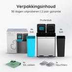 Tweedekans | Deleca Recycle Prullenbak met 2 Vakken - 60, Huis en Inrichting, Ophalen of Verzenden, Gebruikt