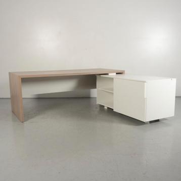 Directiebureau Solidesk - Grijs Eiken - 200 x 205 cm - beschikbaar voor biedingen