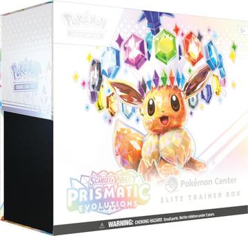 Pokémon TCG Scarlet and Violet Prismatic Evolutions beschikbaar voor biedingen