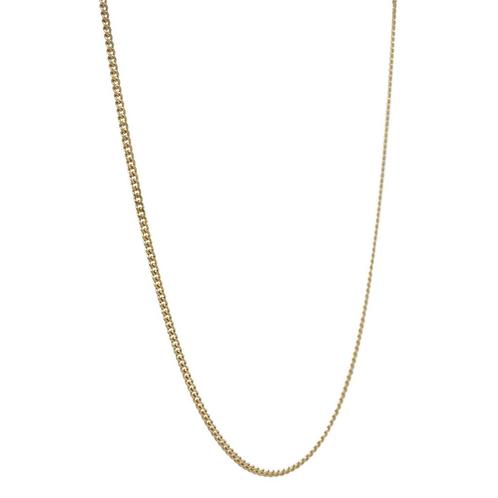 Gouden vintage gourmet lengtecollier 14 krt, Sieraden, Tassen en Uiterlijk, Kettingen, Nieuw, Ophalen of Verzenden