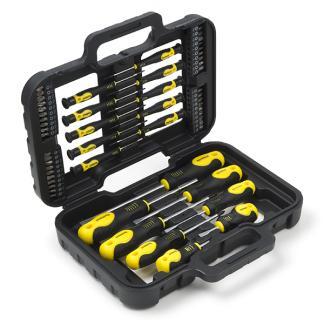 Schroevendraaier- en bitset | Toolland | 58-delig, Doe-het-zelf en Verbouw, Gereedschap | Handgereedschap, Nieuw, Verzenden