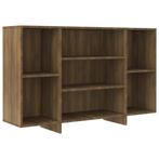 vidaXL Bruin Eiken Dressoir 120cm: Praktisch & Stijlvol!..., Gebruikt, 100 tot 150 cm, Eikenhout, Ophalen of Verzenden