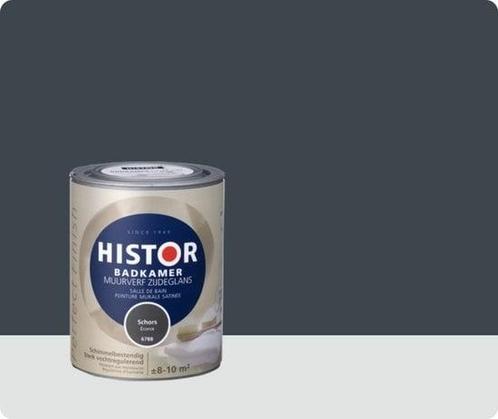 Histor - SCHMMELBESTENDIG - BADKAMER MUURVERF zijdeglans..., Doe-het-zelf en Verbouw, Verf, Beits en Lak, Verf, Overige kleuren