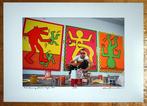 Allan Tannenbaum - Keith Haring in his Studio NYC 1982