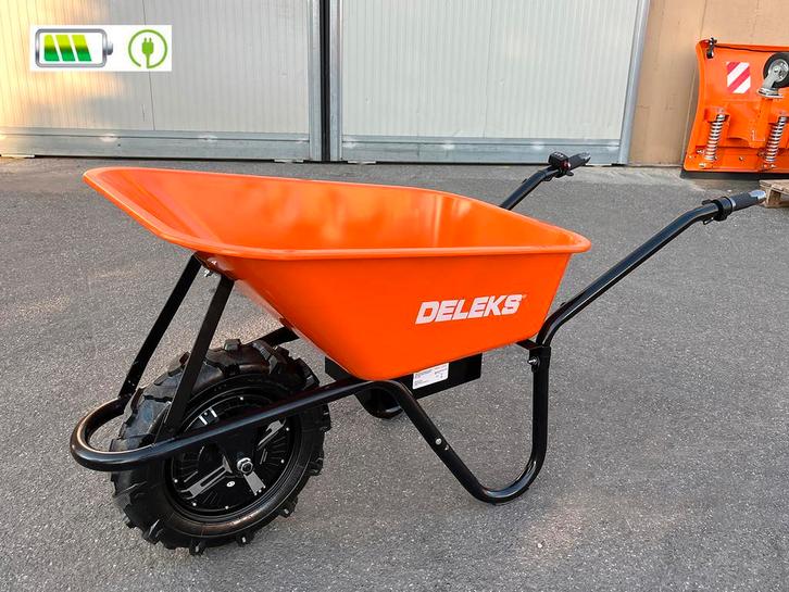 DELEKS XE150 Elektrische Kruiwagen Mini Dumper 150 kg 80 Ltr, Tuin en Terras, Kruiwagens, Eenwielig, Elektrisch, Nieuw, Ophalen of Verzenden