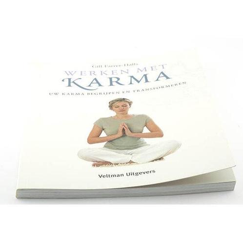 Werken met Karma - Gill Farrer-Halls - Tweedehands boek, Boeken, Esoterie en Spiritualiteit, Spiritualiteit algemeen, Gelezen