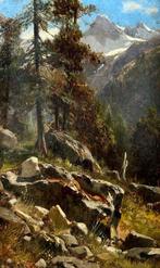 Ettore Cumbo (1833-1899) - Paesaggio di montagna - NO