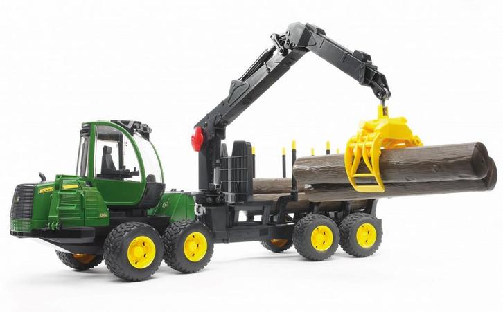 Bruder john deere 1210E forwarder met kraan, Kinderen en Baby's, Speelgoed | Overig, Ophalen of Verzenden