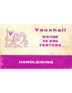 1972 VAUXHALL VICTOR | VX 4/90 | VENTORA INSTRUCTIEBOEKJE