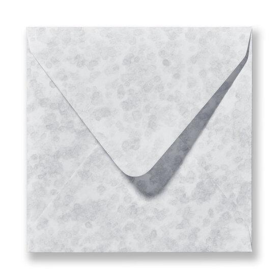 Envelop 12,5 x 14 cm Marmer Grijs, Hobby en Vrije tijd, Kaarten | Zelf maken, Verzenden
