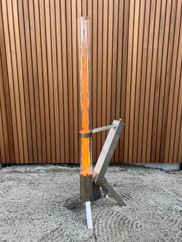 Terrasheater BPH-R80, Werkt op pellets, Geen gas nodig. beschikbaar voor biedingen