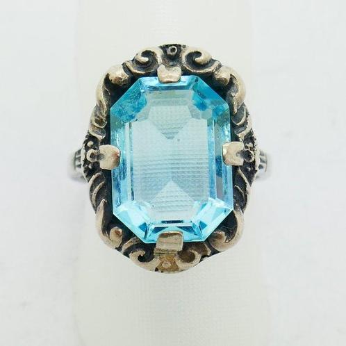 Zilver - Ring - art deco, Antiek en Kunst, Kunst | Designobjecten