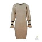 Ibana • aansluitende beige jurk Hazy • 36, Verzenden, Beige, Nieuw, Maat 36 (S)