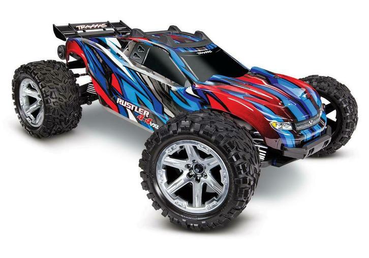 TRXXS Traxxas Rustler VXL 4X4 radiografische rc auto, Hobby en Vrije tijd, Modelbouw | Radiografisch | Auto's, Elektro, Schaal 1:10