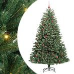 vidaXL Kunstmatige Inklapbare Kerstboom Groen 210 cm PVC en, Diversen, Kerst, Verzenden, Nieuw