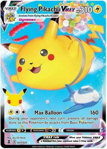 ≥ Flying Pikachu VMAX Pokémon kaart uit de Celebrations serie — | — Marktplaats