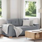 vidaXL Loveseat bank 140 cm stof lichtgrijs, Verzenden, Nieuw, Stof