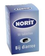 Norit 125 mg 50 tabletten, Verzenden, Nieuw