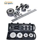 homesport Halterset 50kg, Sport en Fitness, Fitnessmaterialen, Verzenden, Nieuw, Benen, Dumbbell