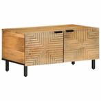 vidaXL Salontafel 80x50x40 cm massief mangohout bruin, Verzenden, Nieuw, Overige houtsoorten, 50 tot 100 cm