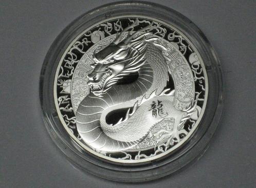 Frankreich 10 Euro 2024 zilver GedenkMunt Jahr des Drache..., Postzegels en Munten, Munten | Europa | Euromunten, Verzenden
