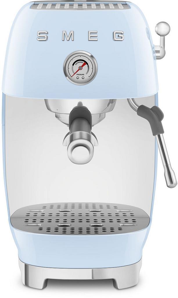 Smeg ECF03PBEU koffiemachine - pastelblauw, Witgoed en Apparatuur, Koffiezetapparaten, Nieuw, Verzenden