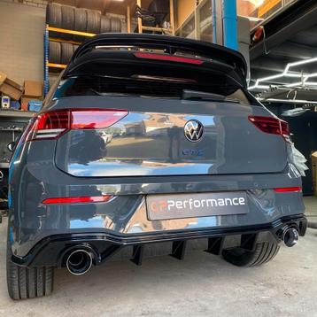 Golf 8 GTE GTI GTD uitlaat einddemper diffuser custom maxton beschikbaar voor biedingen