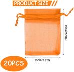 20 Stuks Organza Zakjes - Veelkleurige Geschenkzakjes met, Huis en Inrichting, Verzenden, Nieuw