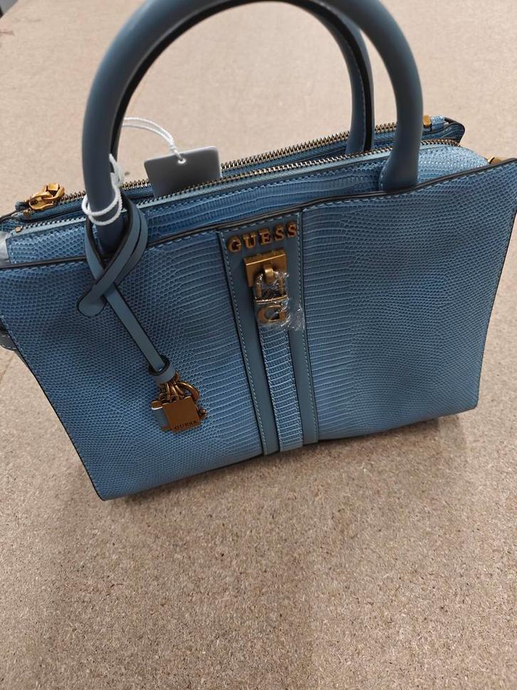 Guess Ginevra elite society handtas - Licht blauw, Sieraden, Tassen en Uiterlijk, Tassen | Schoudertassen, Verzenden